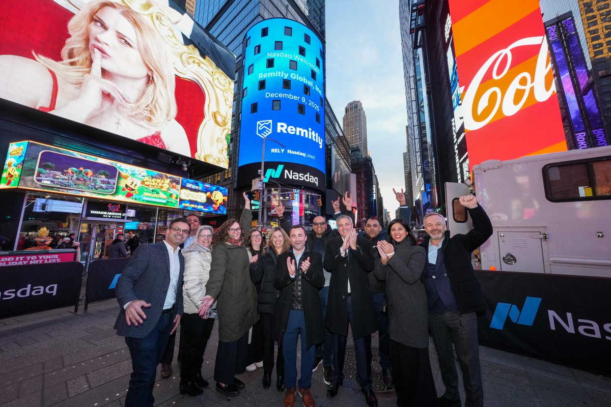NasdaqExchange's tweet image. 🌟 @remitly transforms lives by leveraging digital channels to provide trusted financial services that transcend borders.
🎊 Proud to be your exchange partner, $RELY! #NasdaqListed