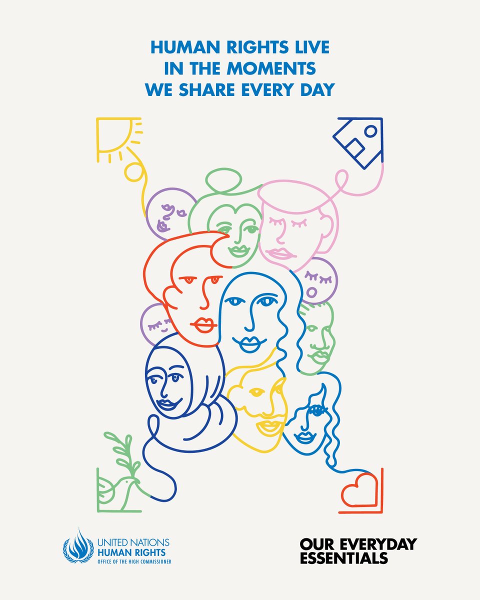 Human rights live in our daily lives —

in what we say,

in what we believe,

in how we treat one another.

Yet for too many, they remain unfulfilled.

Let’s make human rights a lived reality for everyone.

#HumanRightsDay