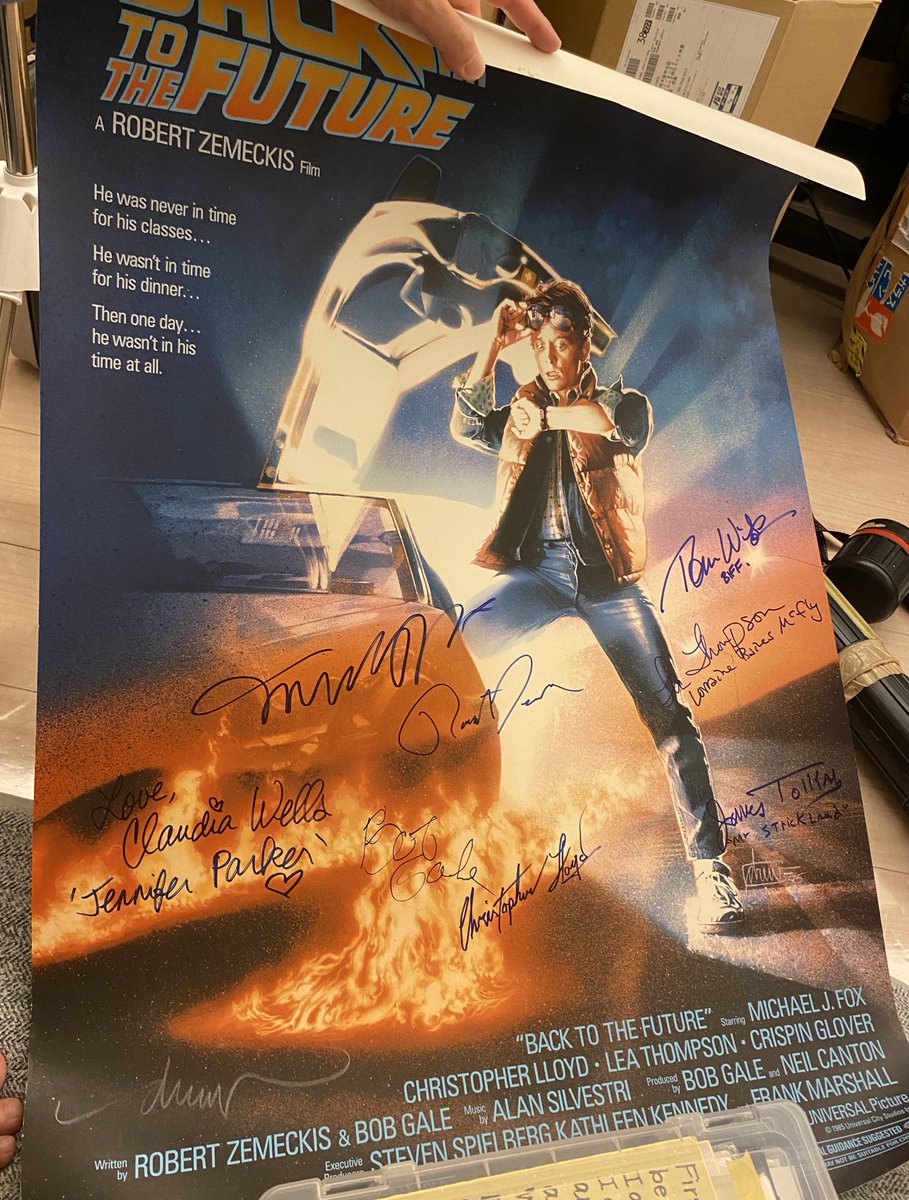 ロバート・ゼメキス監督直筆サイン入り写真　バック・トゥ・ザ・フューチャー バックトゥザフューチャー #BTTF40周年 #東京コミコン2025 サイン入り