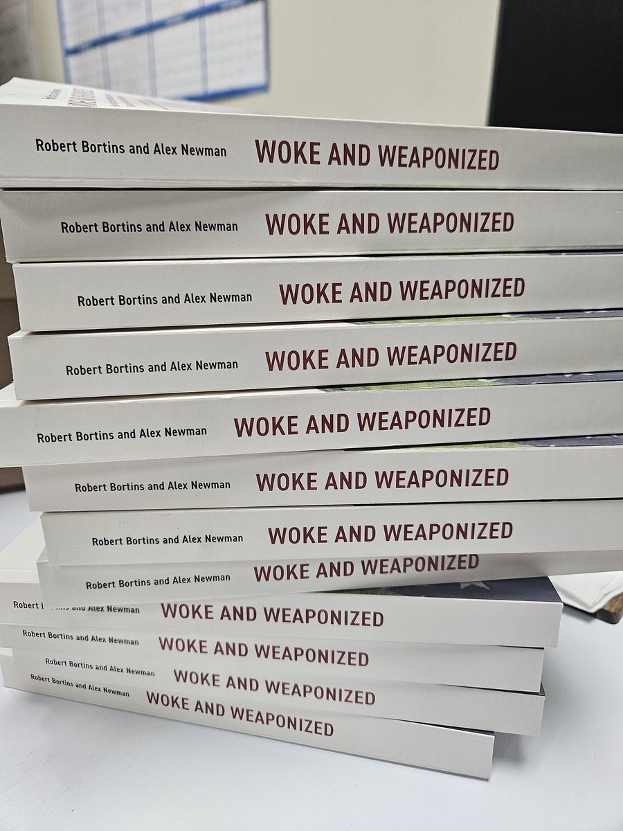 Early copies of my new book, Woke and Weaponized, with co-author <a href="/ALEXNEWMAN_JOU/">Alex Newman</a> arrived in our warehouse today. 

We did the research to prove beyond a shadow of a doubt our public school system is working exactly as designed. 
Pre-orders begin January 2nd.