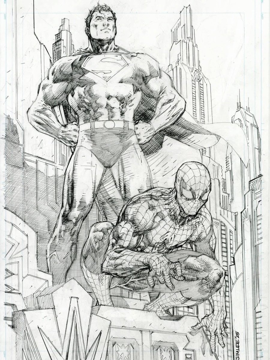 LuarmasterPR's tweet image. Portadas variantes por @JimLee de #Superman #Spiderman #Dccomics #Marvelcomics