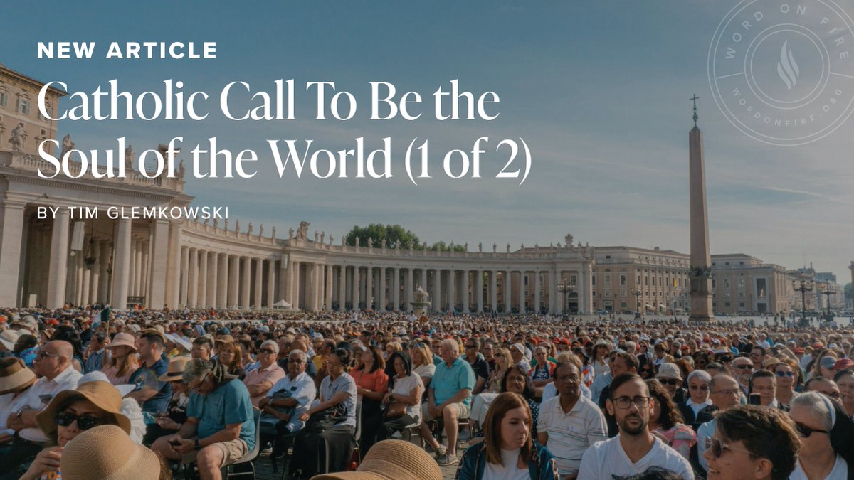 As the culture around us corrodes, how can Christians renew the secular world with the light of Christ?

<a href="/tglemkowski/">Tim Glemkowski</a> offers five practical methods here: on.wof.org/48sQIGq