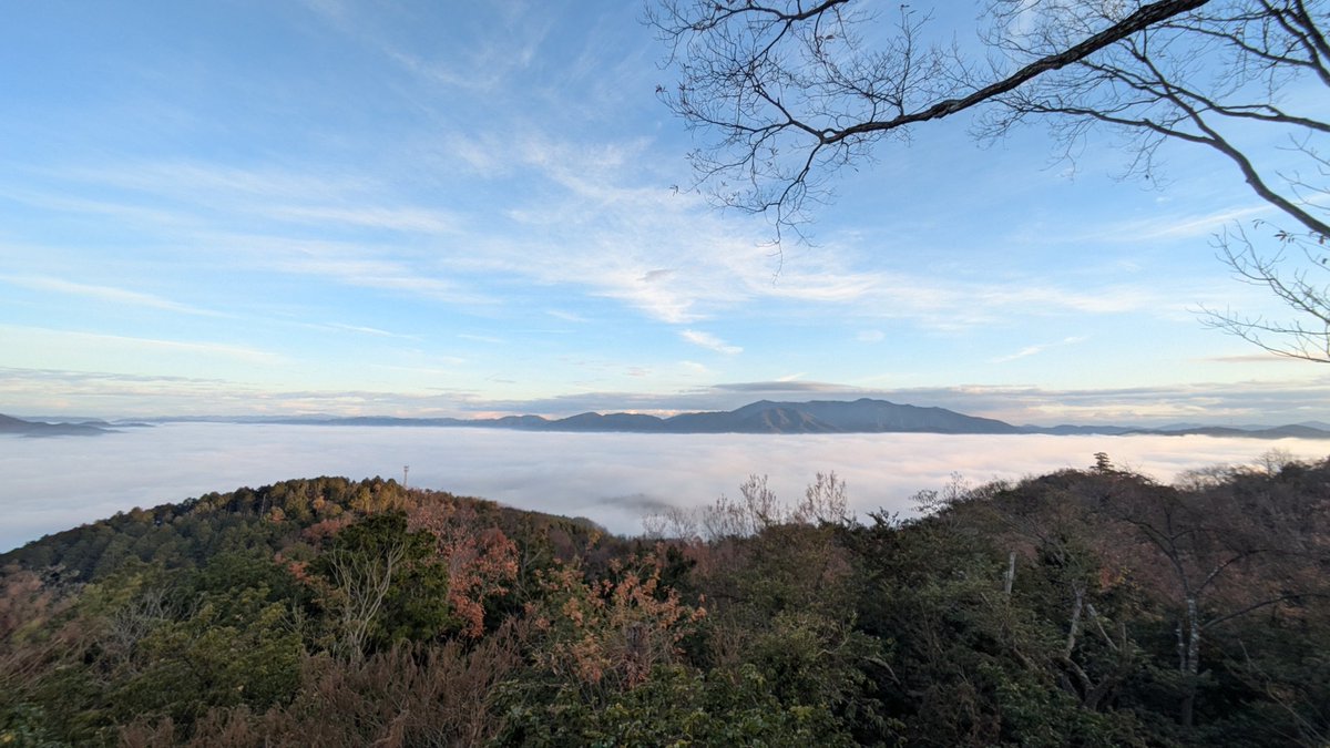 綺麗な雲海見れた