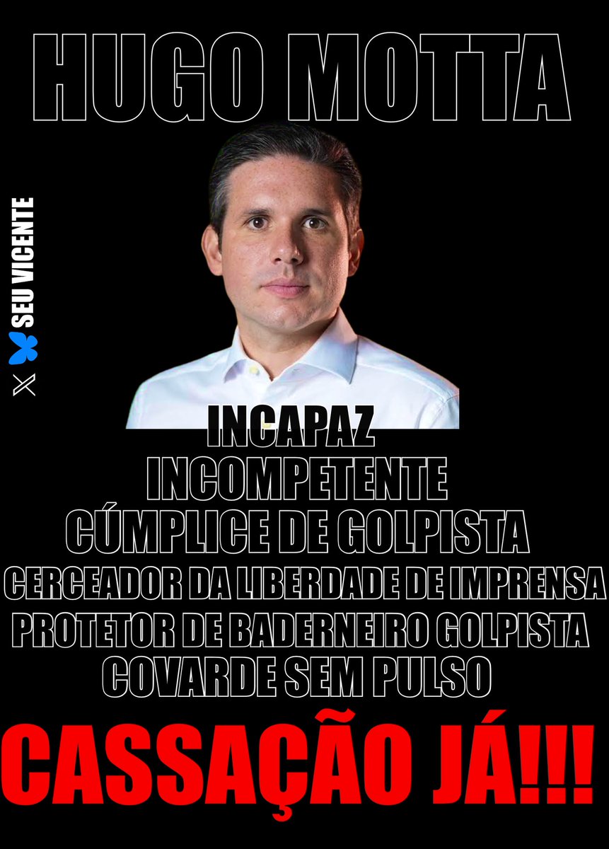 mariarita4141's tweet photo. Fora Hugo Motta https://t.co/BDv6ZcmhUN