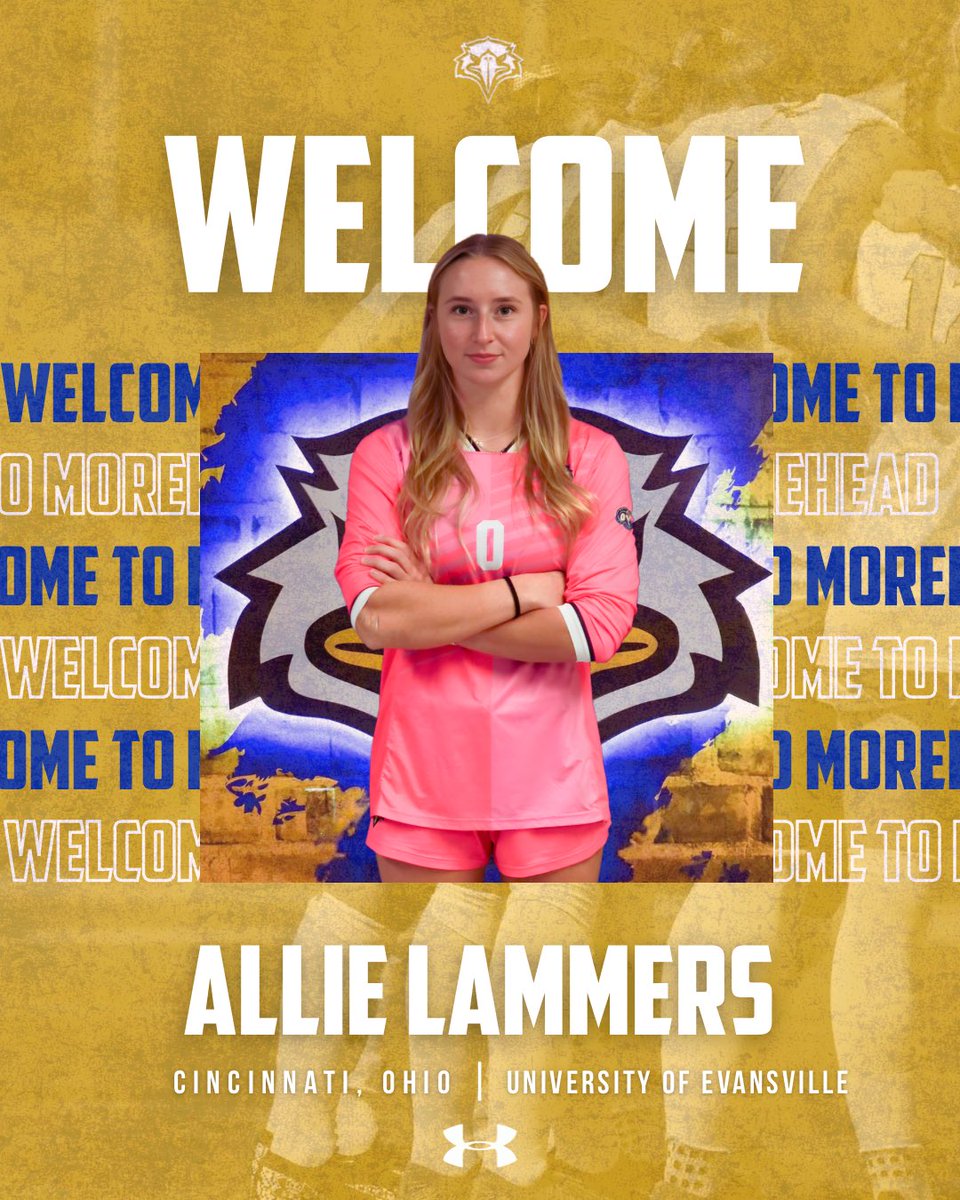 Welcome to Morehead, Allie Lammers 

3x MVC Goalkeeper of the Week, Third Team All-MVC &amp; Top-100 in the nation GAA 

She’s officially an Eagle now!