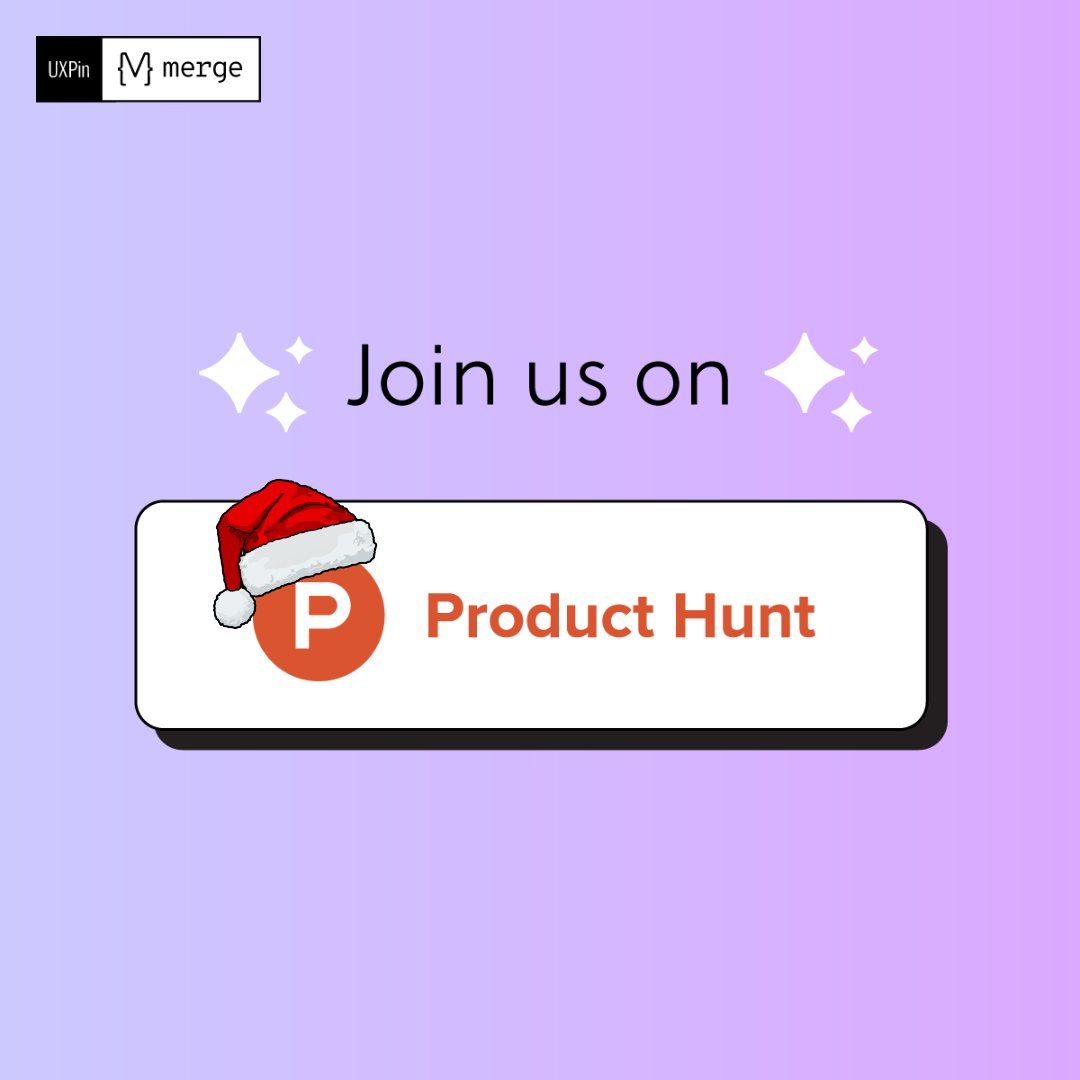 uxpin's tweet image. A Christmas Treat is coming..

See you in 9 hours

@ProductHunt 

#ai #designtocode #react #designtools #producthunt #uxpin #uxpinmerge