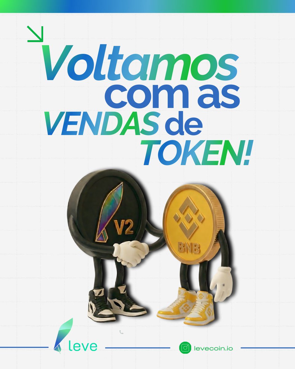 LEVE V2 SALES: LIVE 🟢

✅ Audit: Passed ✅ Migration: Secured ✅ Target: CEX Listings

We are back with full force on the BNB Chain. Secure your position before the liquidity lock.

👇 Official Link: levecoin.io

$LEVE #BNB #Web3 #AI #CryptoGem