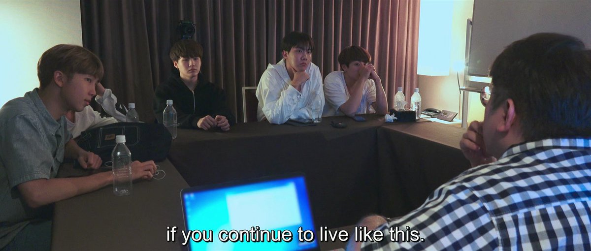 mminimonimusic's tweet image. Say what you want about Bang PD, but he was the one who stepped in to make sure BTS would stay as a group that could find happiness. Genuinely believe this moment and all the steps they did after that is what keeps saving them from the darkness of this industry.