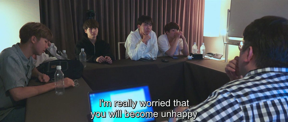 mminimonimusic's tweet image. Say what you want about Bang PD, but he was the one who stepped in to make sure BTS would stay as a group that could find happiness. Genuinely believe this moment and all the steps they did after that is what keeps saving them from the darkness of this industry.