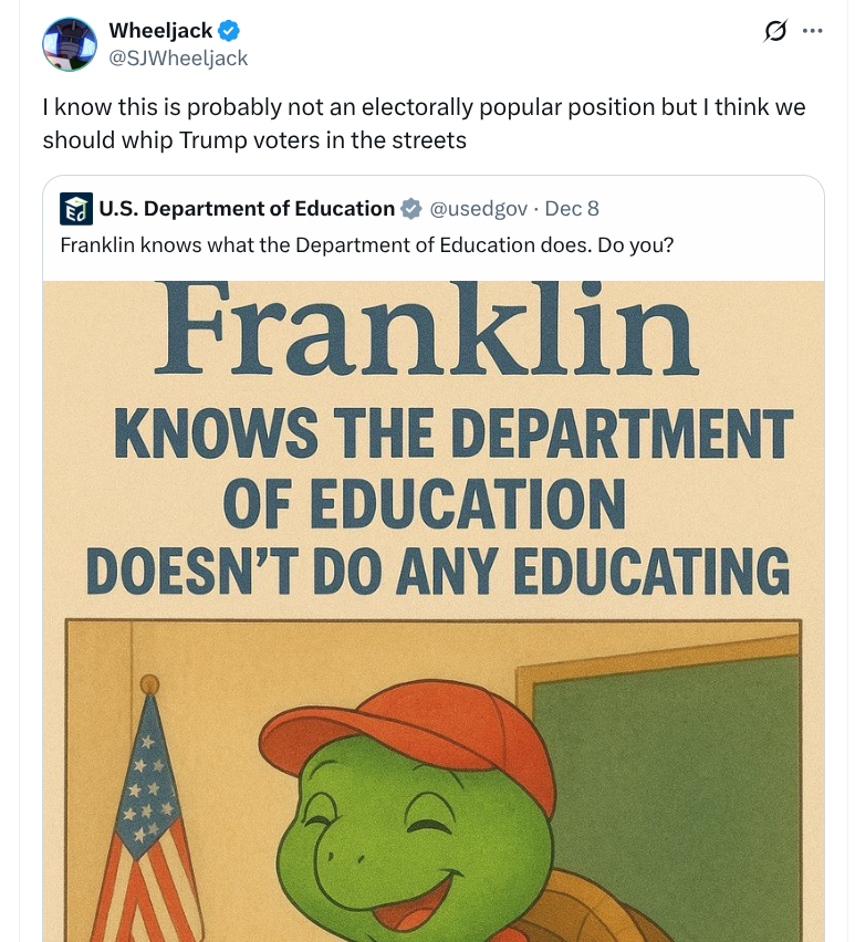 InChainsInJail's tweet photo. Still haven't voted for him, but I'm all tickled to hear you say that. https://t.co/hm3F6sAjhO