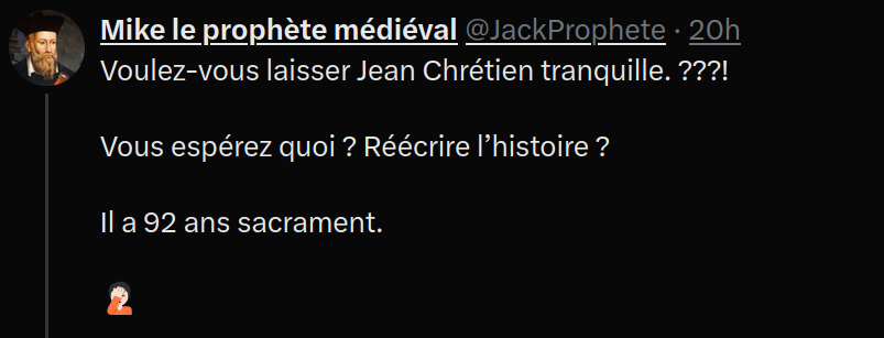 Réécrire l'Histoire ? Non. 

Clarifier l'Histoire.
x.com/JackProphete/s…