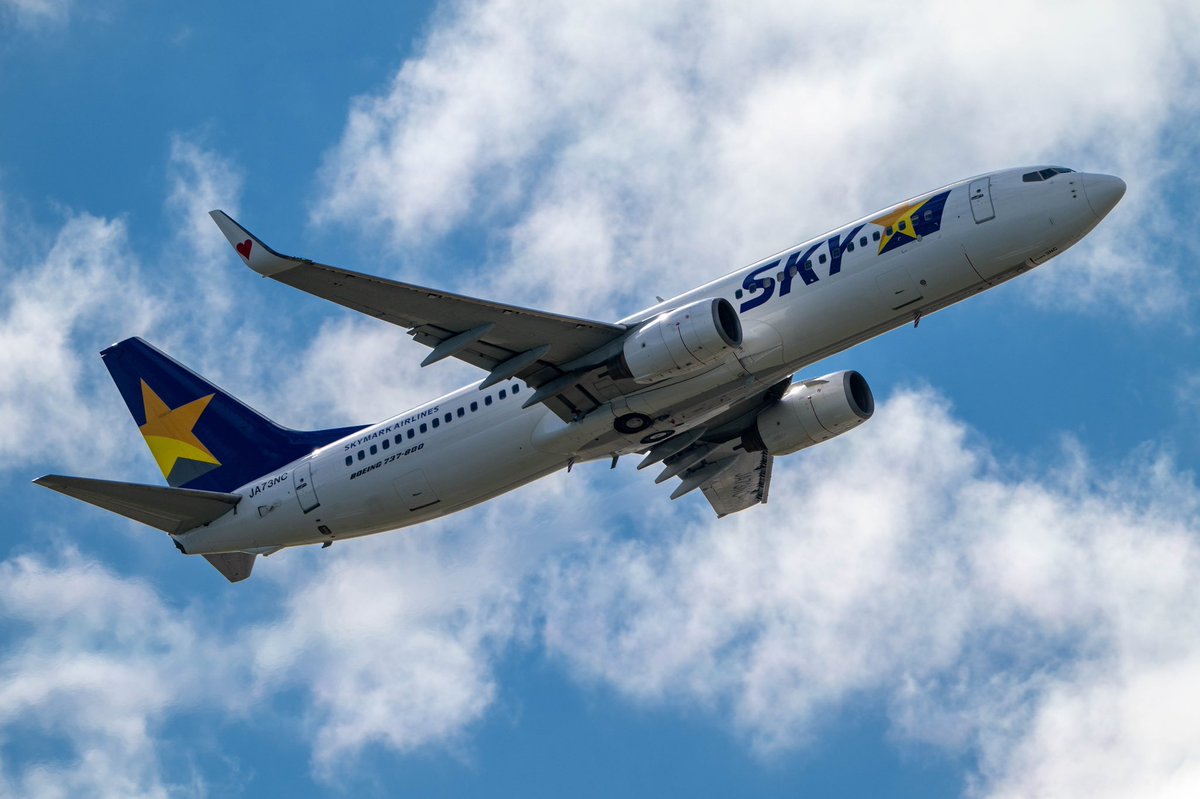 スカイマーク Boeing737-800 Boeing737-8FZ JA73NC #羽田空港