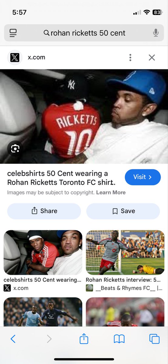 Doesn’t wear another man’s jersey on his back?  Rohan Ricketts would like a word.