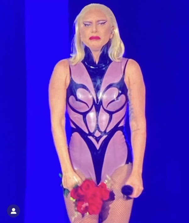 amo quando os haters postam essa foto da gaga pq ela ta tao pitiquinha 😓