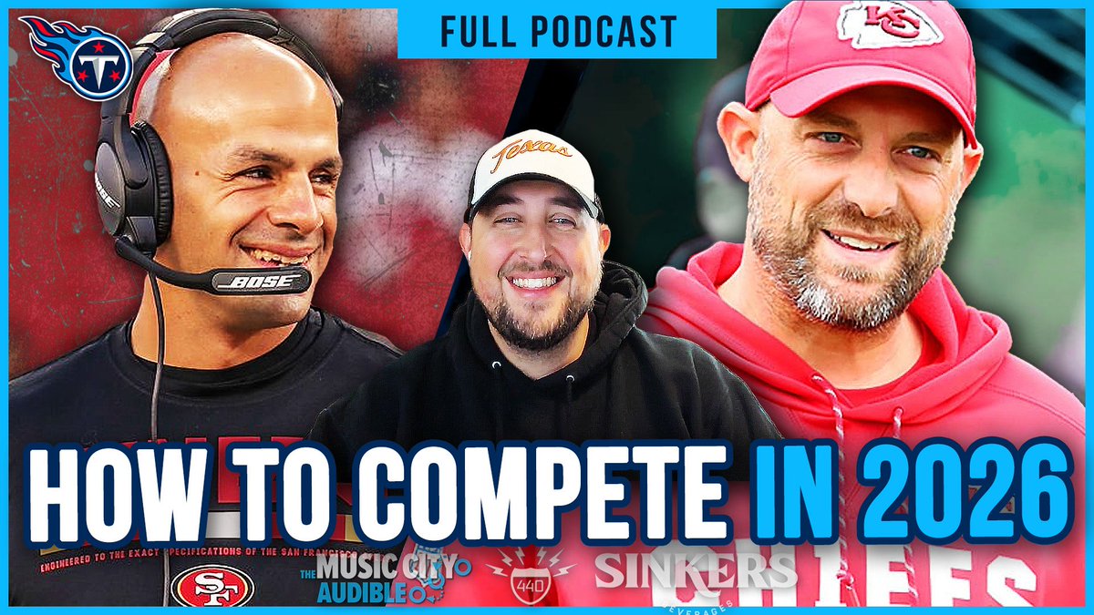 Can #TitanUp COMPETE immediately in 2026 if they make the right Head Coaching hire? 

📽️ <a href="/MikeHerndonSk1/">Mike Herndon</a> talks to <a href="/titansfilmroom/">Justin Graver</a> and I about the #Titans coaching search on a brand-new MCA!

👉Breaking down candidates with Mike:
youtu.be/Lv7aUVuGwwc?si…

<a href="/440Sports/">440 Sports</a> | <a href="/SinkersBev/">Sinkers Beverages</a>