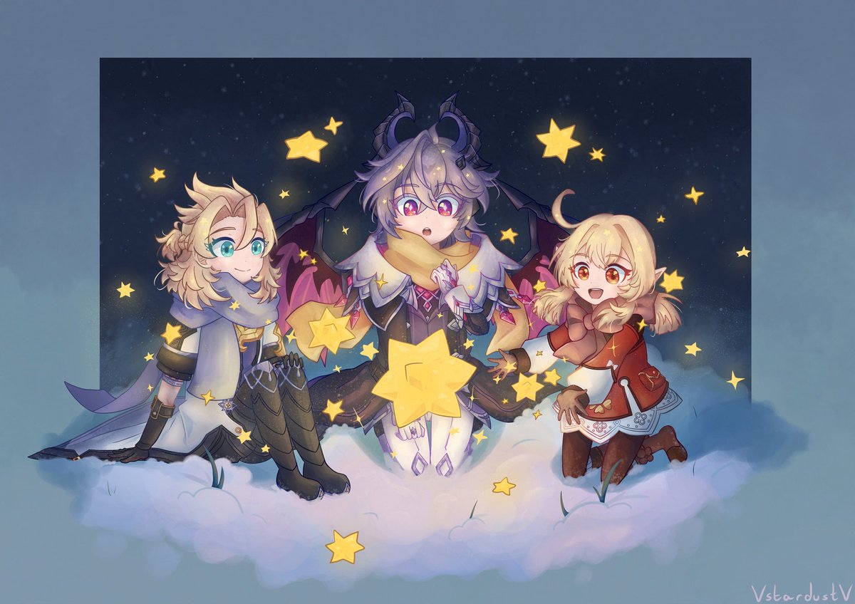 I joined the Albedo calendar project as well to celebrate the 5th anniversary of Dragonspine and Albedo himself :>
13 more days to go!!

#アルベドアドカレ2025 #bedo_birth2025 #Albedo #Durin #Klee