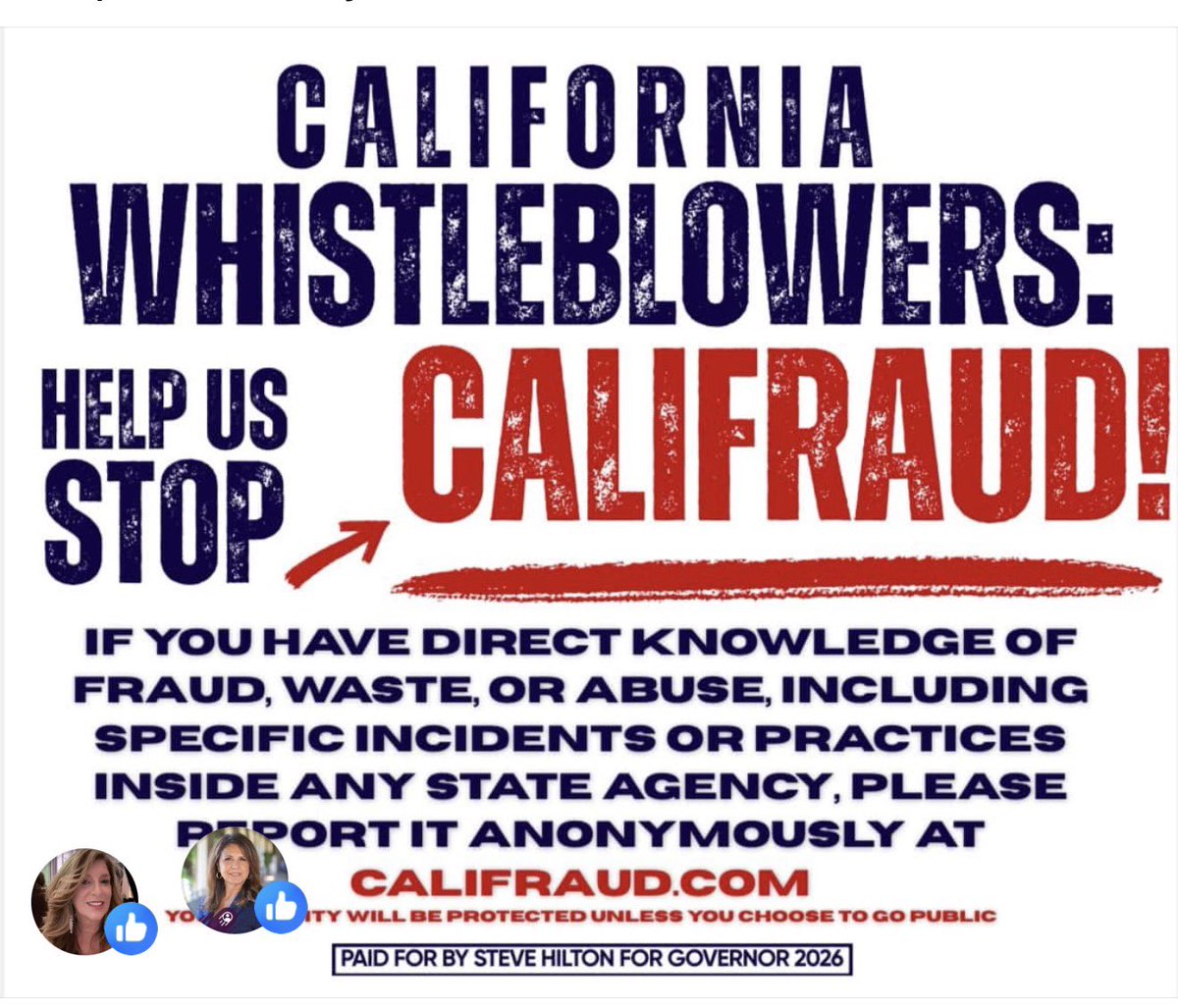 nettermike's tweet image. The fraud in Gavin Newsom's California is MUCH WORSE than Tim Walz's Minnesota. Help stop it and protect taxpayers! 

If you're a state worker please report it anonymously at Califraud.com. Here's is @TeamSteveHilton ad in Capitol Weekly:
Get to work lets stop fraud in…