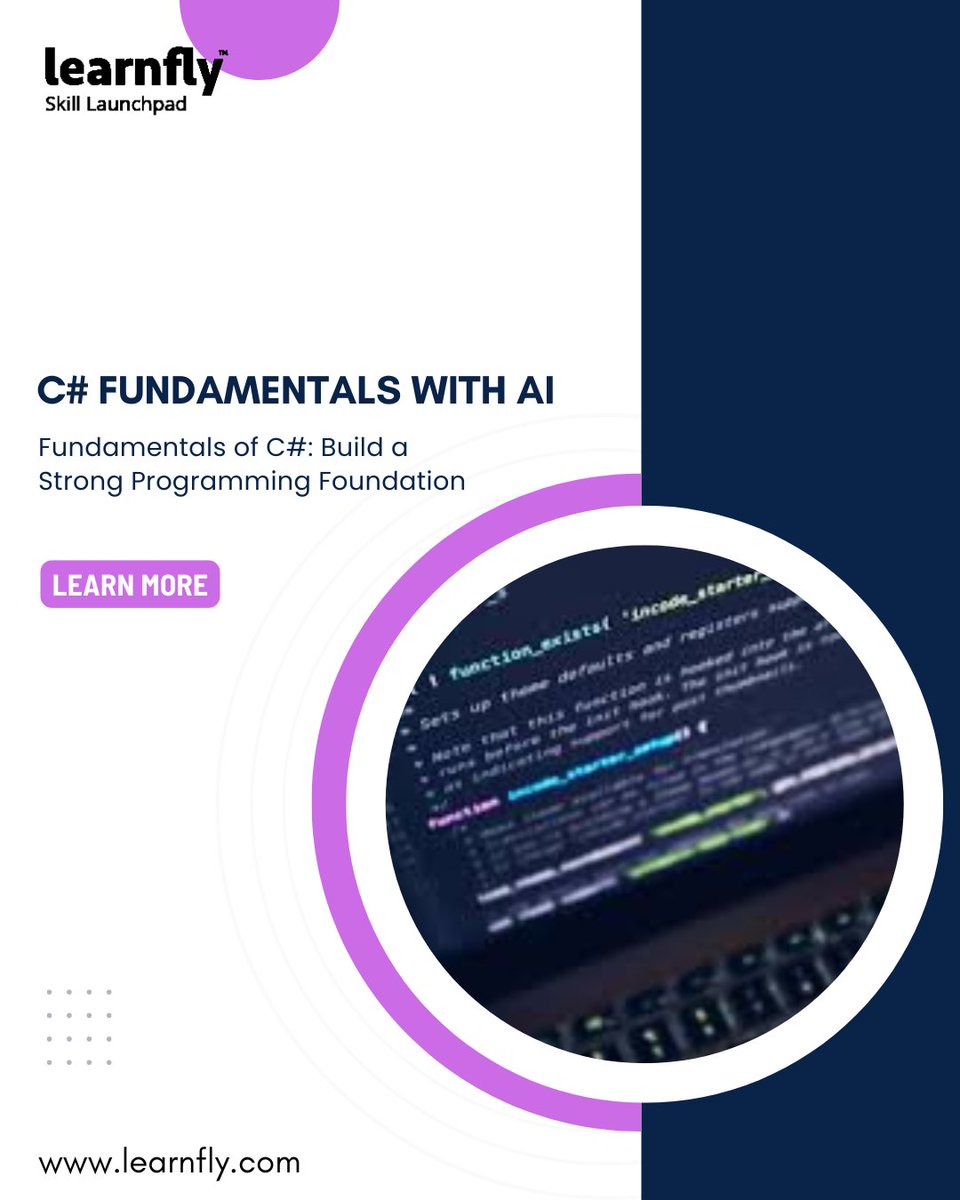 learnfly's tweet image. 🚀 Master programming from the ground up with Learnfly’s C Fundamentals with AI! Learn variables, pointers &amp;amp; more with AI-powered guidance. 💻💡 Drop a “Yes!” 👇

#Learnfly #CProgramming #CodingForBeginners #AIinCoding #TechSkills #LearnToCode