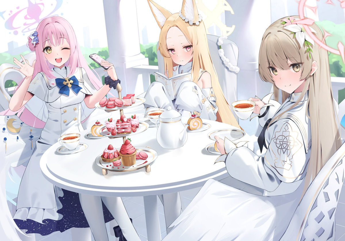 聖園ミカ(ブルアカ) ,桐藤ナギサ(ブルアカ) ,百合園セイア(ブルアカ