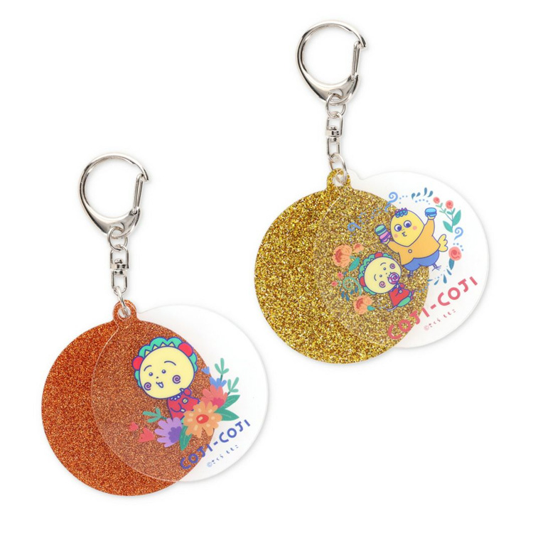 ✨🌼【キラキラ2連アクリルキーホルダー】🌼✨ 🏵️FLOWER BREAK TIME