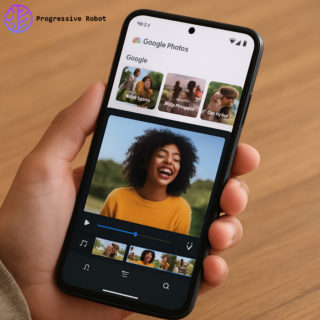 ProgresiveRobot's tweet image. Google Photos has unveiled new video editing features, including templates with preset music and text overlays, as well as a redesigned video editor. The update aims to simplify highlight reel creation and enhance the user experience.
#GooglePhotos #VideoEditing #HighlightReels