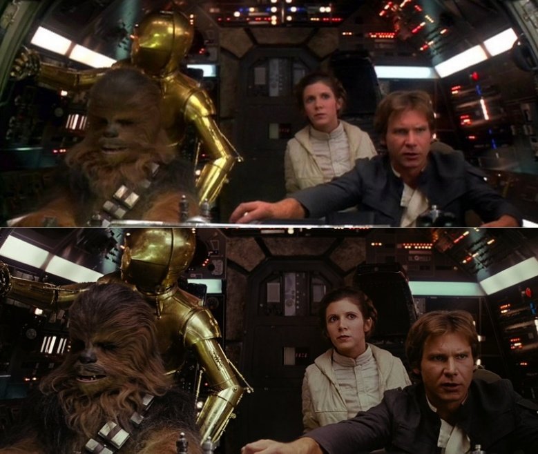 mightydudbolt's tweet image. During production on The Empire Strikes Back in England, producer Gary Kurtz ordered that the Millennium Falcon cockpit set be built with larger dimensions than it had been for A New Hope, with the intention of giving the actors more space.

This was done without George Lucas's…