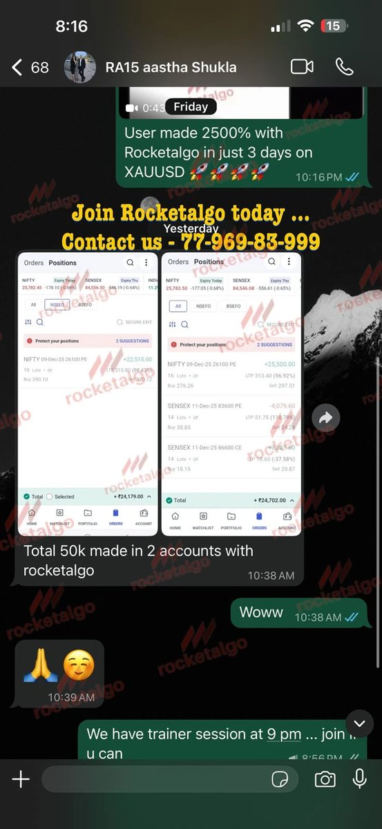 RealRocketalgo's tweet image. User made 50,000 with rocketalgo setup in Indian market yesterday 🚀🚀🚀 #StockMarket #IndianMarket #Trading #Investment #RocketAlgo #Profit #Finance #Stocks #DayTrading  #MarketAnalysis #TradingStrategy