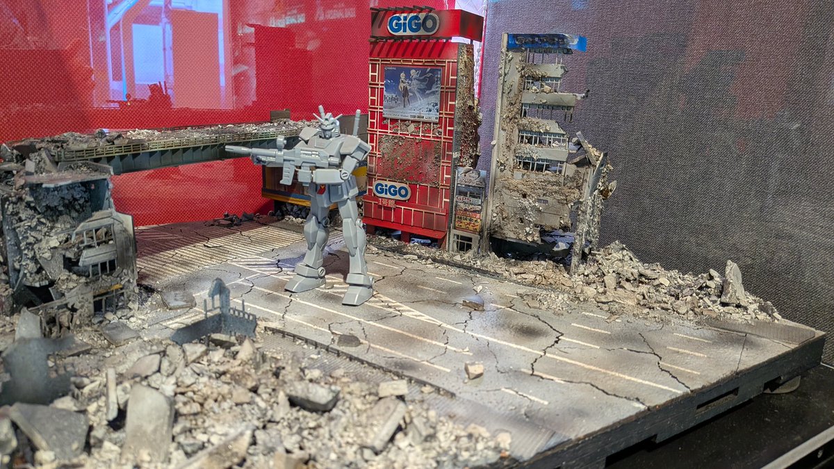 ジオラマ 3階に飾ってある 瀬川先生のジオラマ@SGWMDL 皆様が持ち込んだ