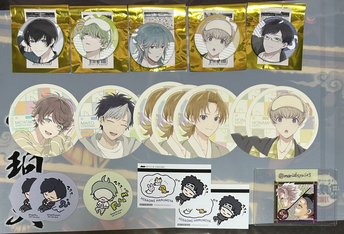 RT @mari26syu123: 【交換】アオペラ カフェ コースター ステッカー 缶