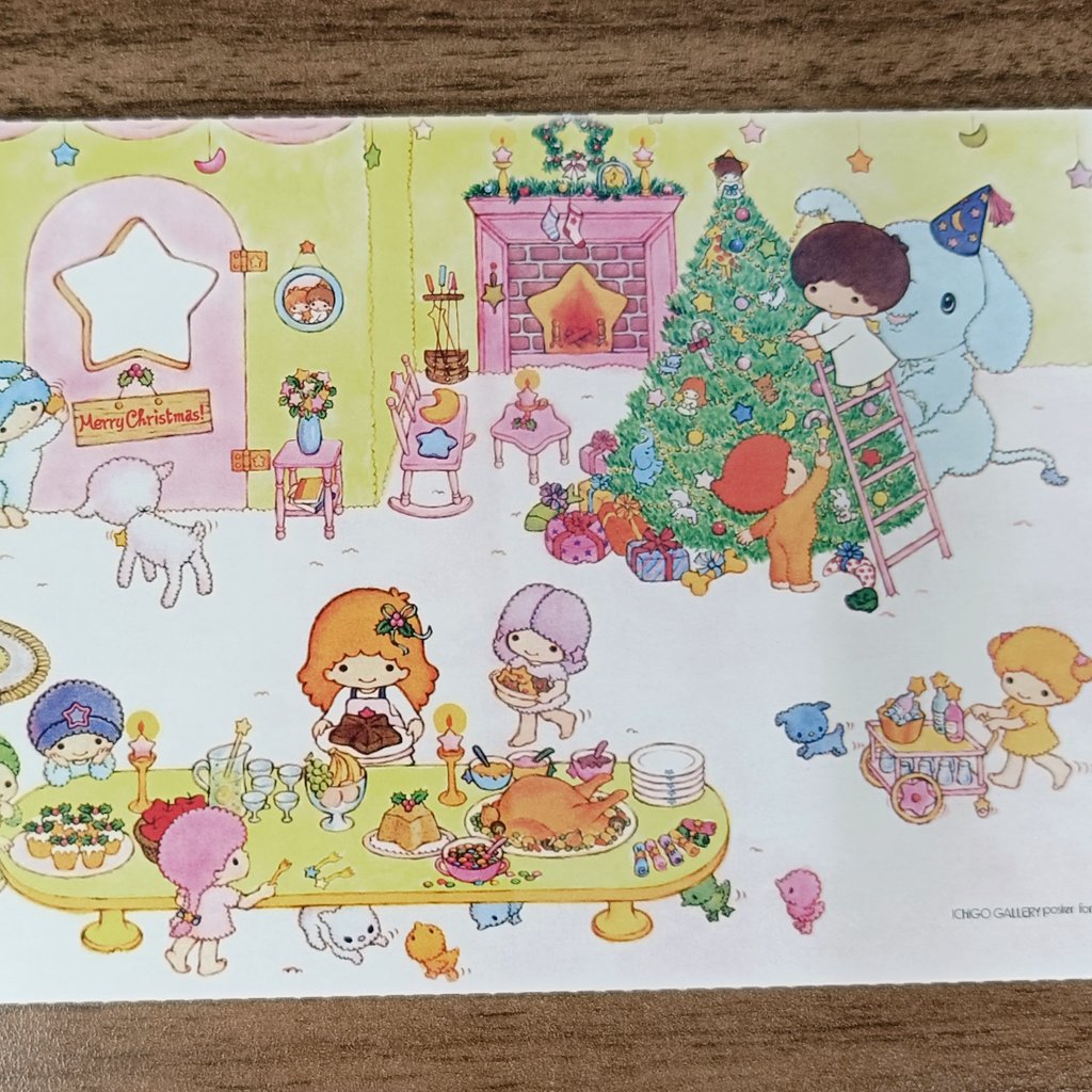 こっちも🥺🫶🏻🫶🏻🫶🏻💖💖🎄
今年、キキララちゃん単体のクリスマスカード発売しないの〜？ってブチギレてたから😭😭😭😭ありがたすぎ
本当今月のいち新付録のキキララちゃんポストカード、無限回収したい