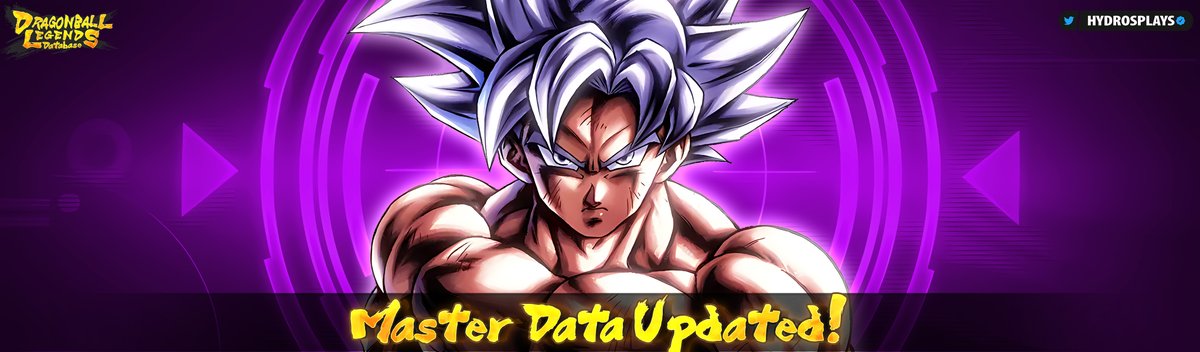 HydrosPlays's tweet image. Master Data has been updated! DBLegends.net update in Progress! #DBLegends