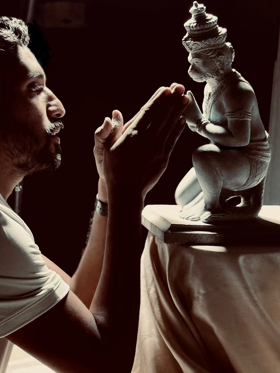 yogiraj_arun's tweet image. “I have always taken the blessings of Kote Anjaneya Temple in Mysore before starting any major project. It has been a sacred ritual I follow with devotion. Wishing you all a very Happy Hanuman Jayanti.” (Work in progress)