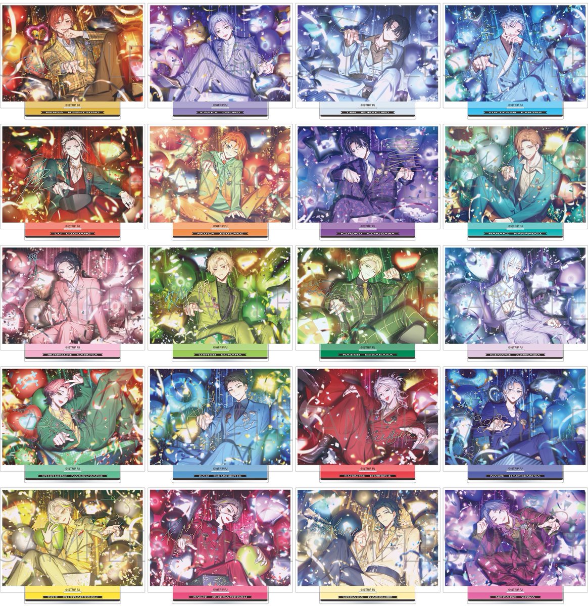 アニメイトオンラインで予約開始！ 18TRIP アクリルスタンド／vol.8