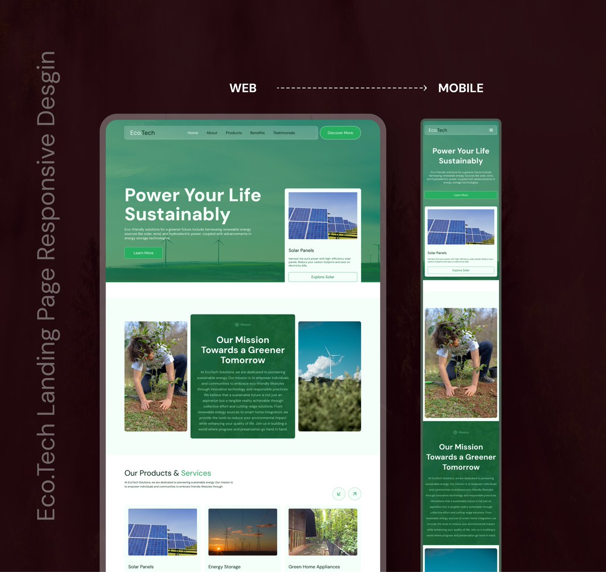 Eco.Tech Landing Page Design!!!!!!!!1