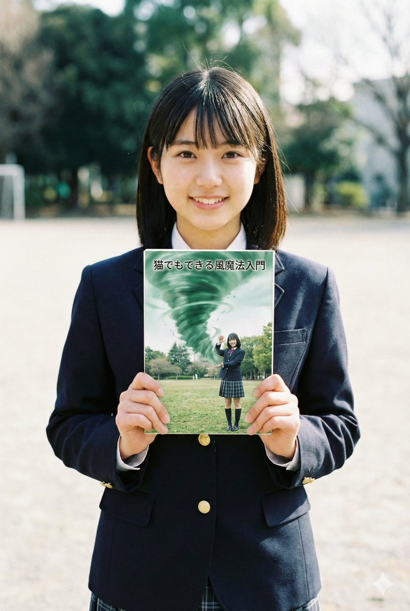 bunsekiki's tweet image. #AI動画 #Gemini 3.0Pro #veo
ついうっかりいきなり本を持たせた写真を作って動画化