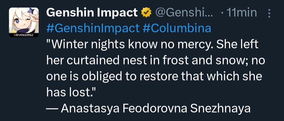 Genshin Universe tweet media