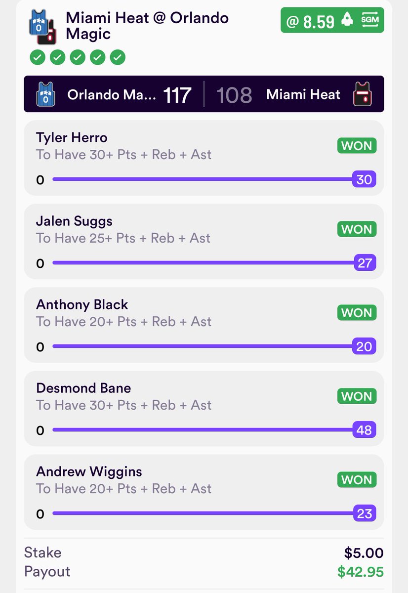 algorithmsayshi's tweet image. A good day to have copied my dabble bets 🥰🥰