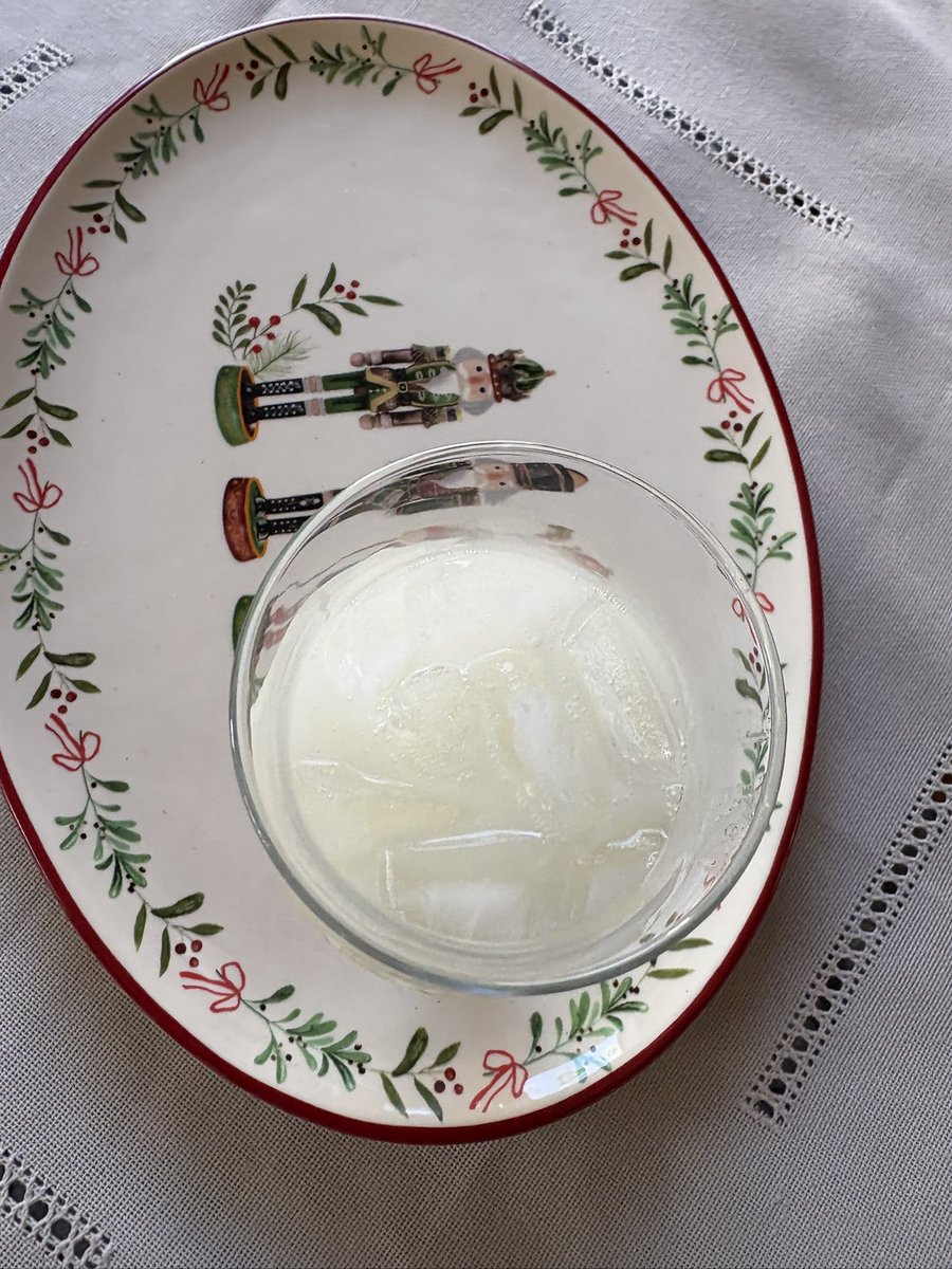 Christmas and Pina Colada - an excellent way to enjoy the afternoon.