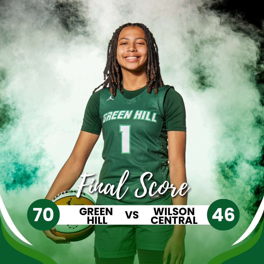 ghsportsnetwork's tweet image. An impressive start to District 7-4A play for @GreenHillWBB with a dominant victory over Wilson Central. 

The Lady Hawks hit 10 threes on their way to their 8th straight win to open up the season. 

Back in action Friday at home against Oakland.