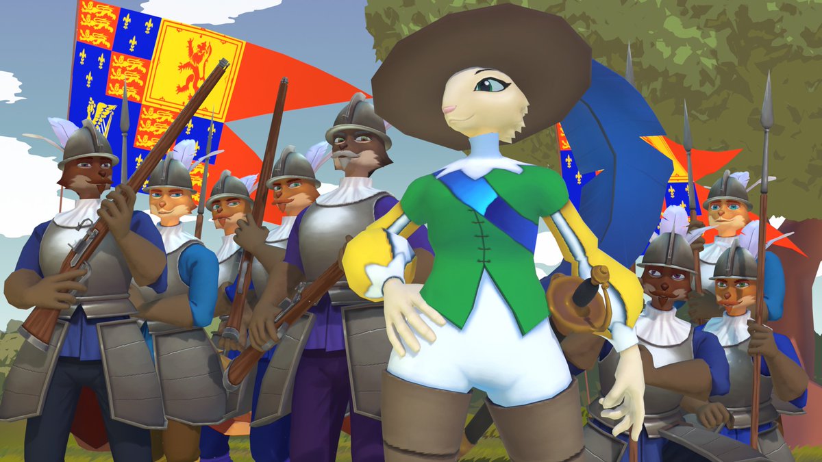 After receiving some valuable feedback, I've added some visual variety to the fox soldiers. 🎨