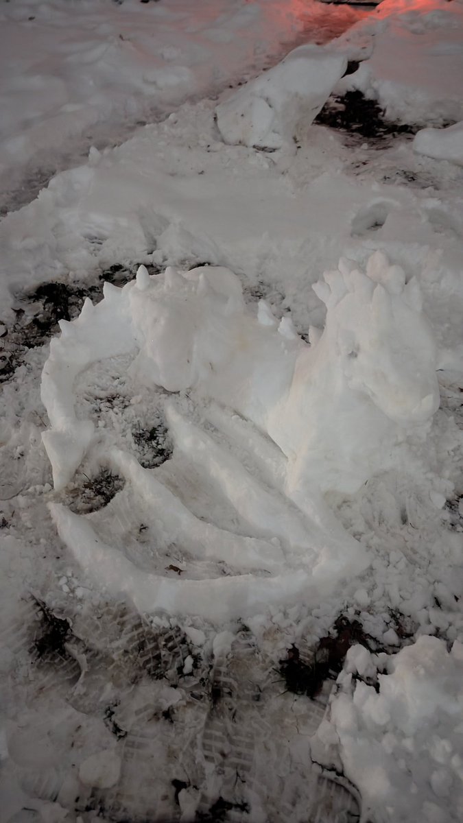 ProbablyACat1's tweet image. I made a snow derg