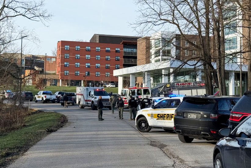 FOXNashville's tweet image. UPDATE: At least 1 dead and 1 seriously injured after today's shooting at #KentuckyStateUniversity. Gov. Andy Beshear says a suspect has been arrested and there is no ongoing threat. Campus remains on lockdown. bit.ly/4pTR4vj

Photo: AP