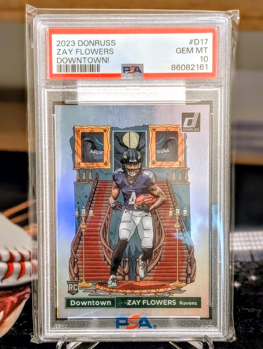 Zay Flowers 2023 Donruss Downtown RC PSA 10 $420 $5 Flat Shipping