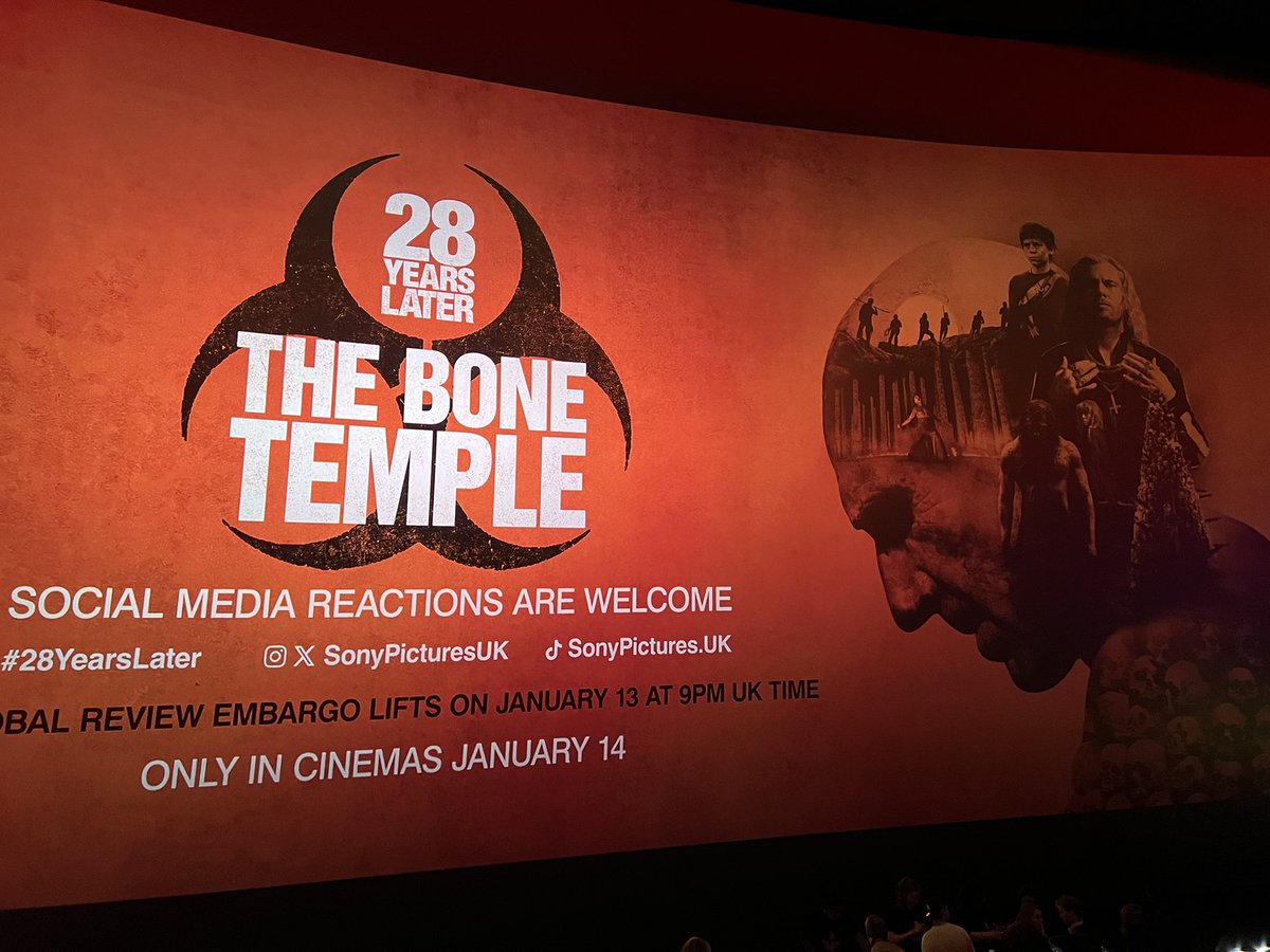 THE BONE TEMPLE is brilliant: a sequel that operates on a much weirder wavelength than its predecessor, tackling the idea of a false god in a surprisingly thorny manner.

While not as formally inventive, I found its focused narrative to be stronger and more emotionally acute.