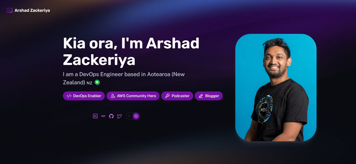 infosec_coder's tweet image. 📢  AWS Community Hero  📢
🥳  Devops Engineer based in New Zealand

#aws #infosec #linux #webdev #devops #devsecops #database 

🛠️  @awsfanboy  🛠️
awsfanboy.com