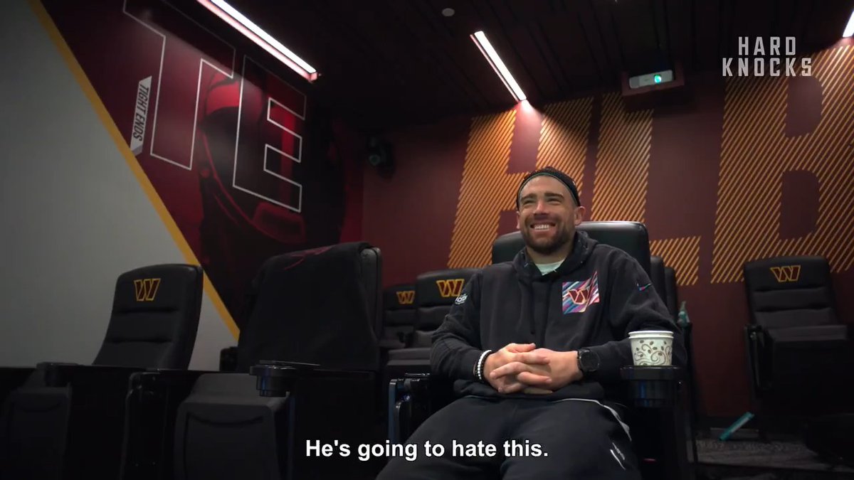 Nothing but respect for Zach Ertz ❤️ @Commanders
Hard Knocks In Season with the NFC East tonight at 9pm ET on
@HBOMax
