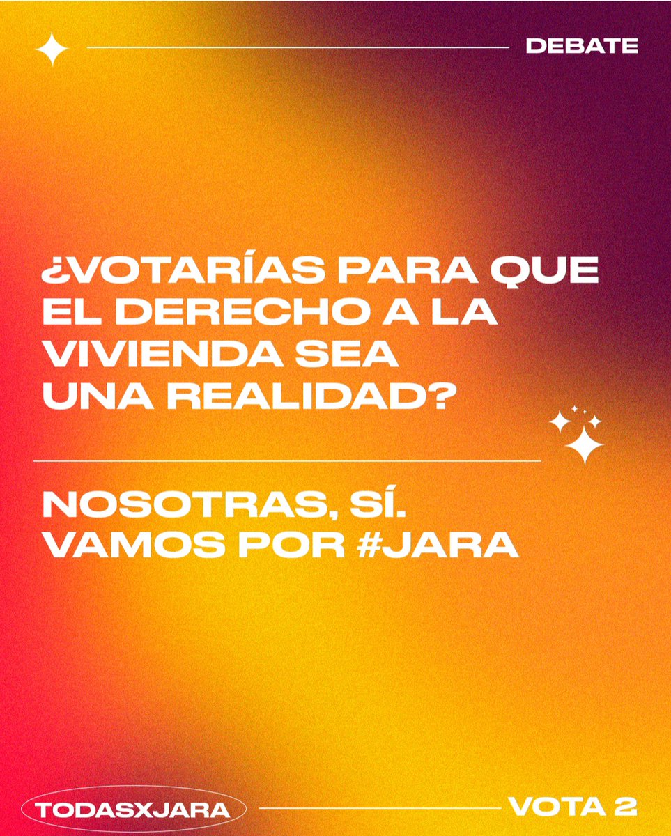 La casa propia no puede seguir siendo un sueño inalcanzable. Es momento de garantizar el derecho a una vivienda digna para las familias, no solo promesas al aire. 🏠✨
#VotaJara #JaraPresidenta #DebateAnatel2025