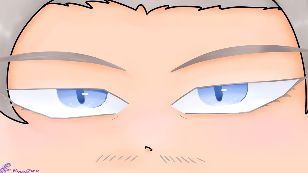 Moon_Zero1320's tweet photo. What a beautiful gaze.... Don't you think so? (^з^)-☆○o。.

I had this silly idea and I think it looks nice (I had a couple of problems with Venom's scars, please tell me if there are any mistakes in that😵‍💫)
[ #fanart #mgsfanart #digitalart ] https://t.co/fYMgBjXJdi