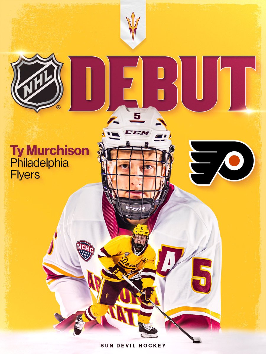Congratulations to <a href="/TyMurchison/">Ty Murchison</a> for making his NHL debut 😈 #BeTheTradition