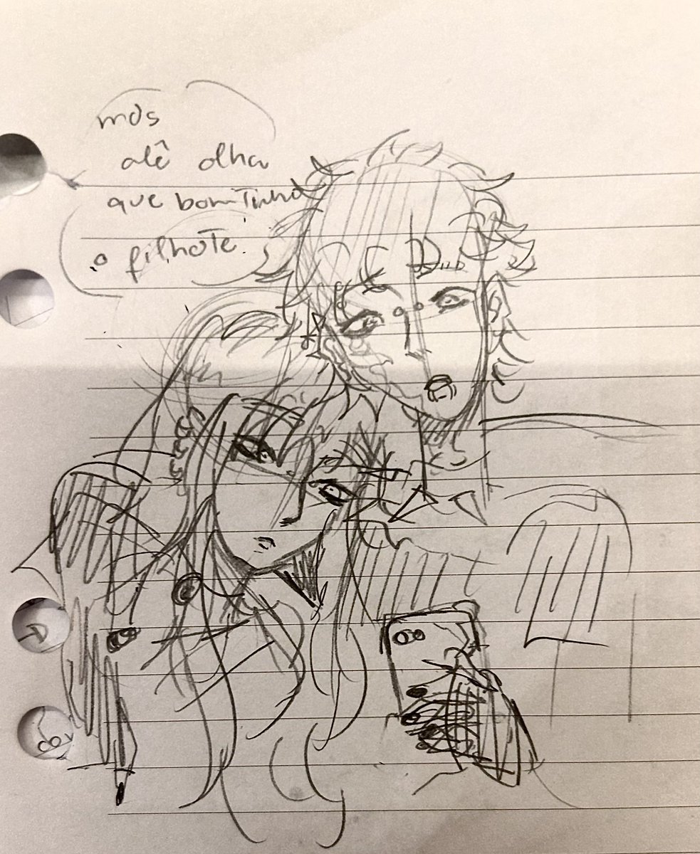 fiquei inspirada com esses hcs e fiz isso